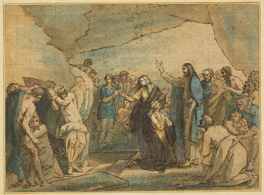 Benjamin West — The Raising of Lazarus