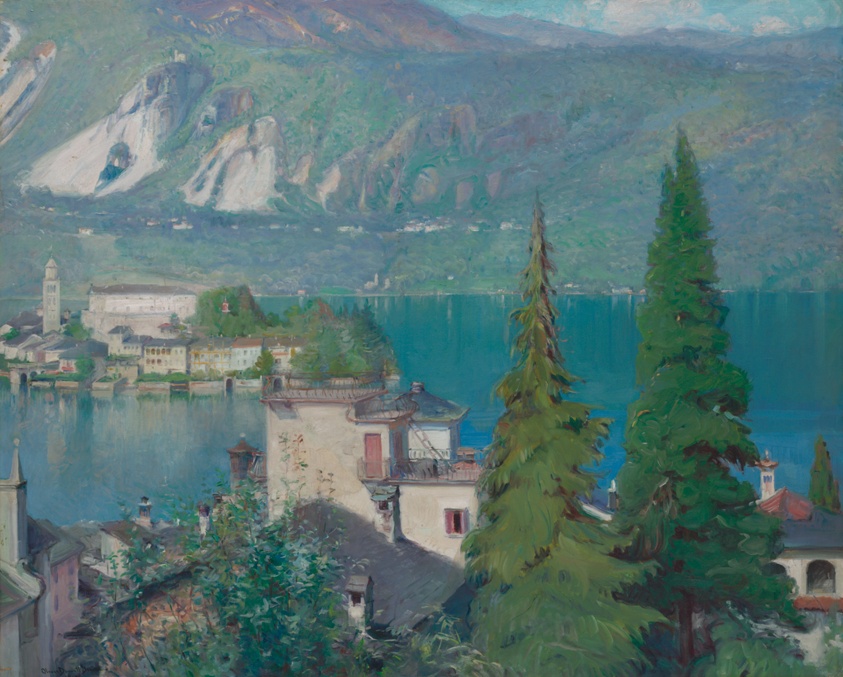 Oliver Dennett Grover (American, 1861–1927) — June Morning: Lake Orta